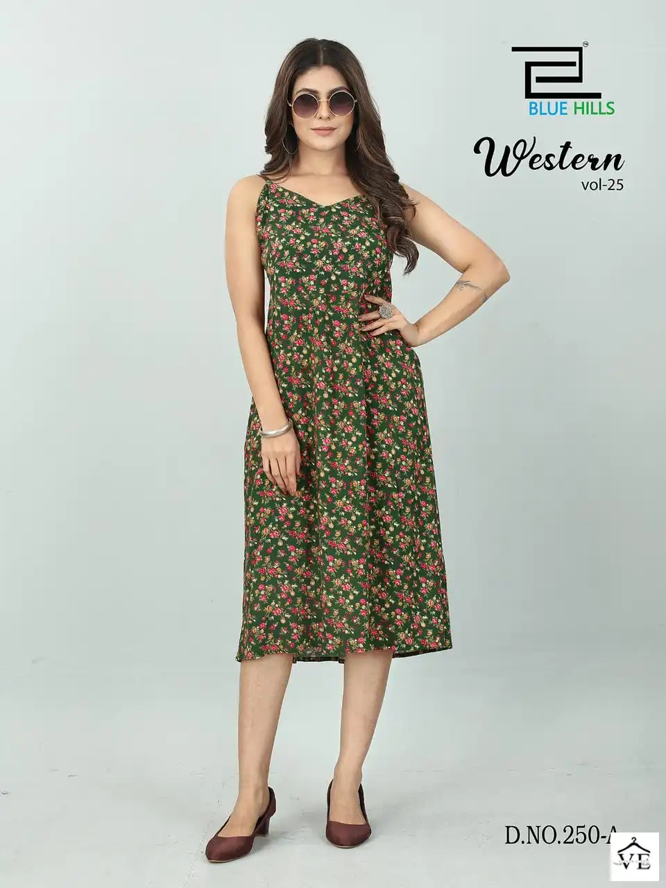 Blue Hills Western Vol 25 Rayon 14 Kg Wholesale Western Kurti Catalog — Wholesale Kurtis, MPA wholesale from Surat - Gallery Image 2