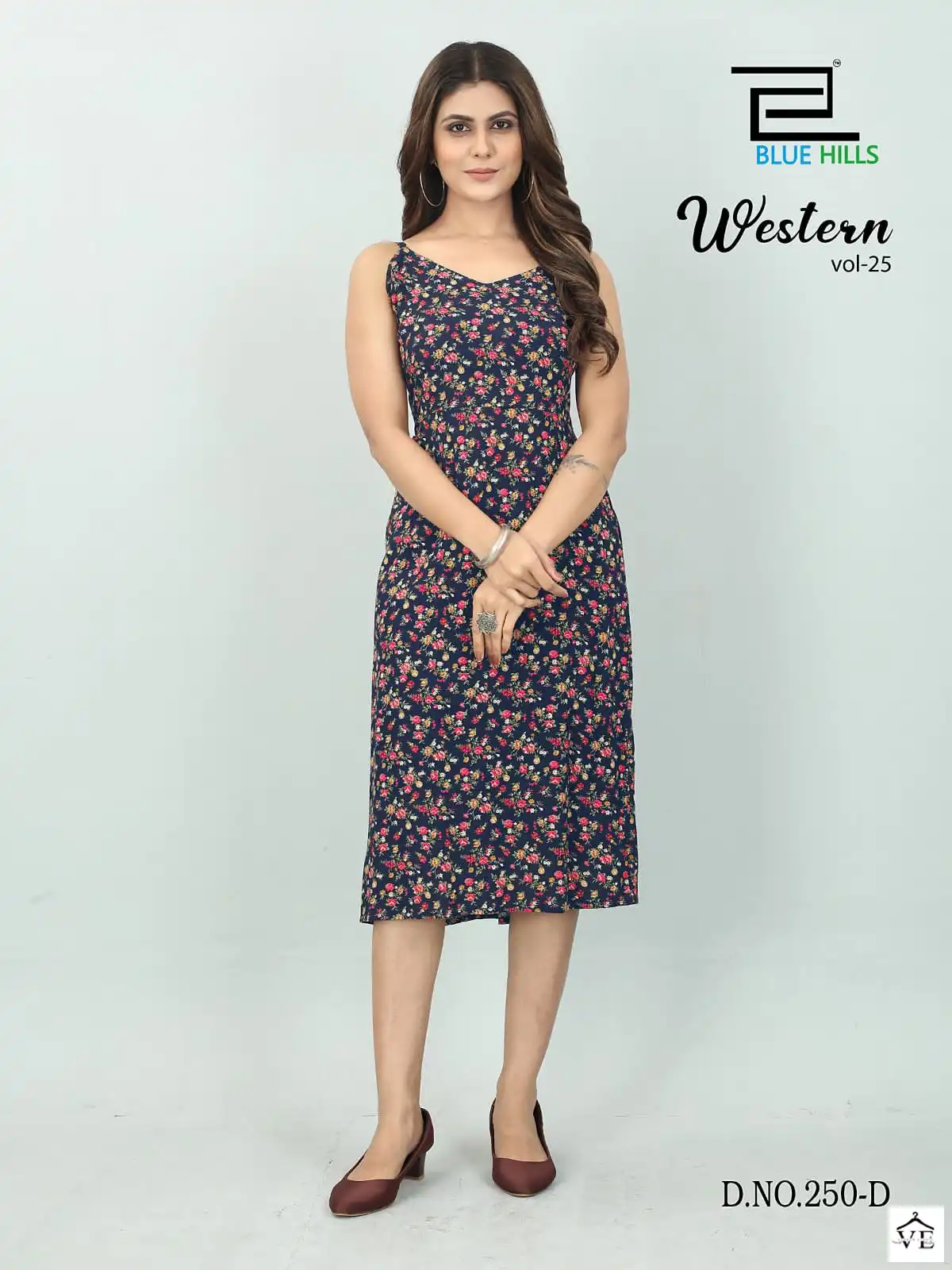 Blue Hills Western Vol 25 Rayon 14 Kg Wholesale Western Kurti Catalog — Wholesale Kurtis, MPA wholesale from Surat - Gallery Image 3