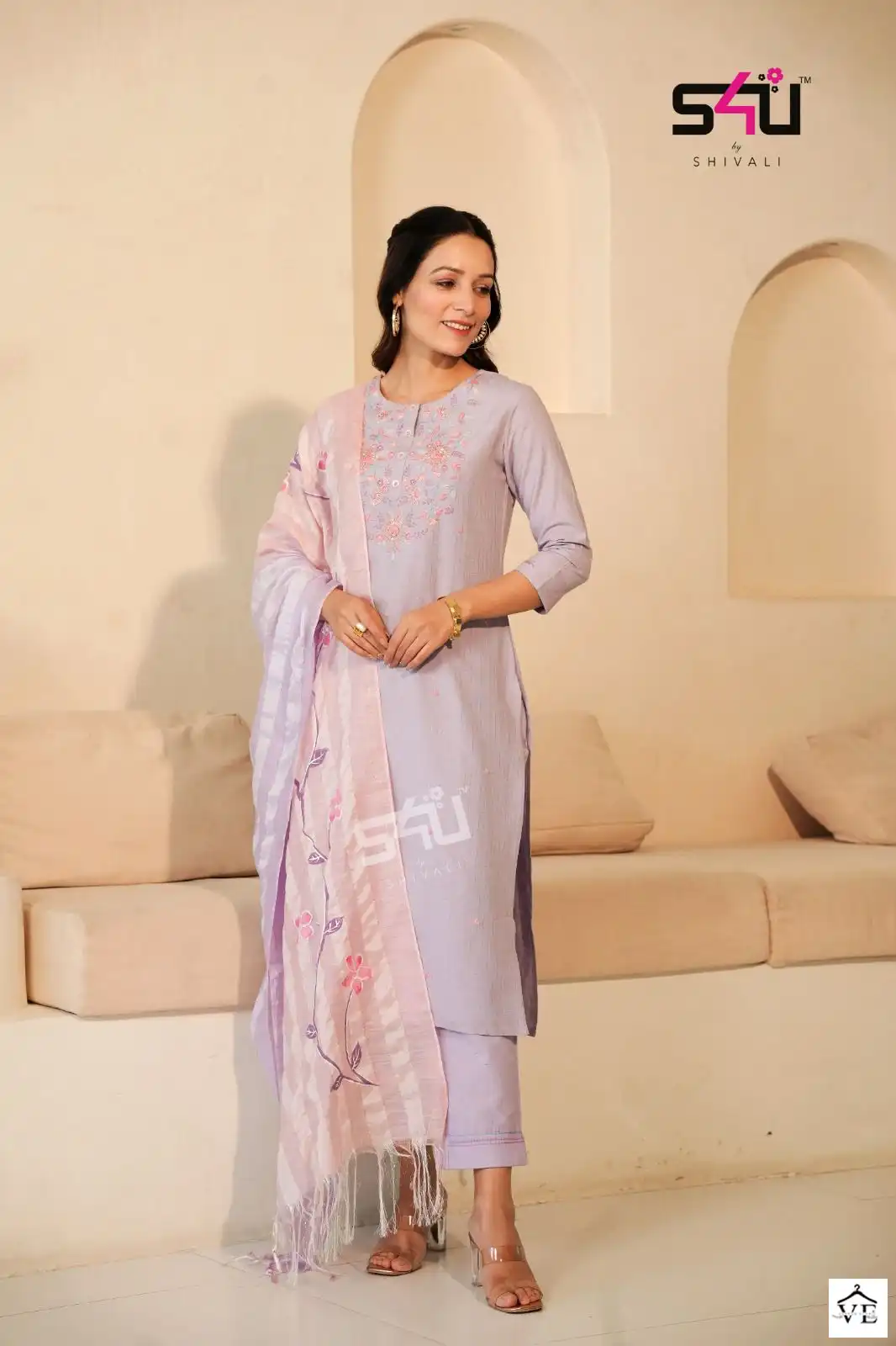 S4U Womaniya Liquid Viscose Slub Wholesale Readymade Suits Catalog — Wholesale Salwar Suits, MPA wholesale from Surat - Gallery Image 6