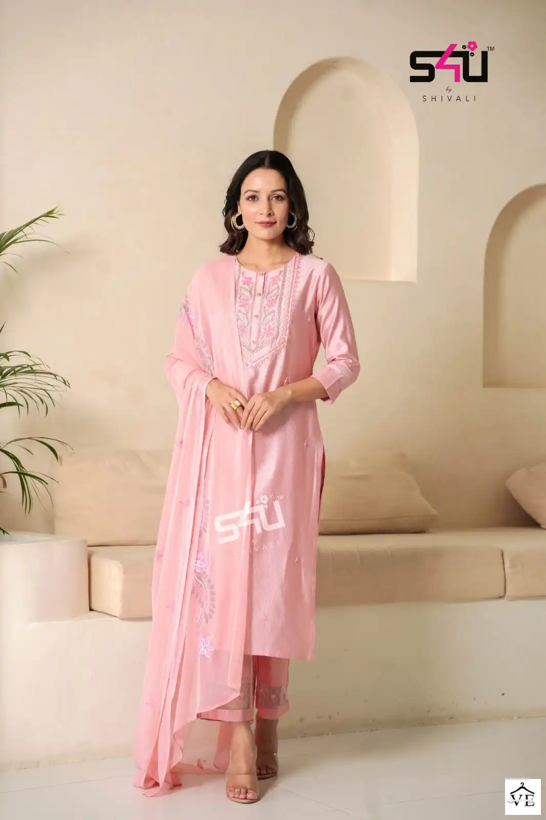 S4U Womaniya Liquid Viscose Slub Wholesale Readymade Suits Catalog — Wholesale Salwar Suits, MPA wholesale from Surat - Gallery Image 7