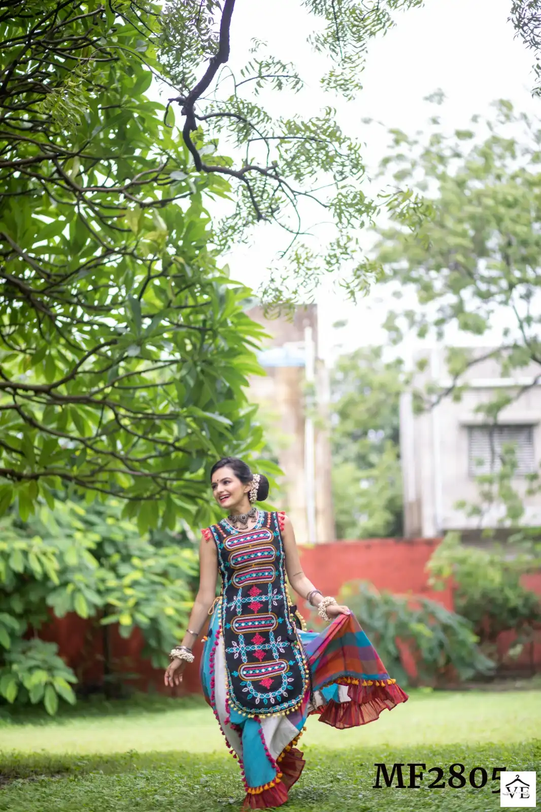 Mesmora Yey Yey Heavily Embroidered Wholesale Skirt Panel Catalog — Singles, MPA wholesale from Surat - Gallery Image 4