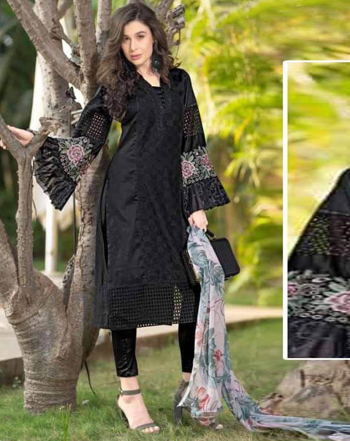 Zarqash Z 129 Cotton Wholesale Pakistani Readymade Salwar Suit Catalog — Wholesale Salwar Suits, MPA wholesale from Surat — view 1