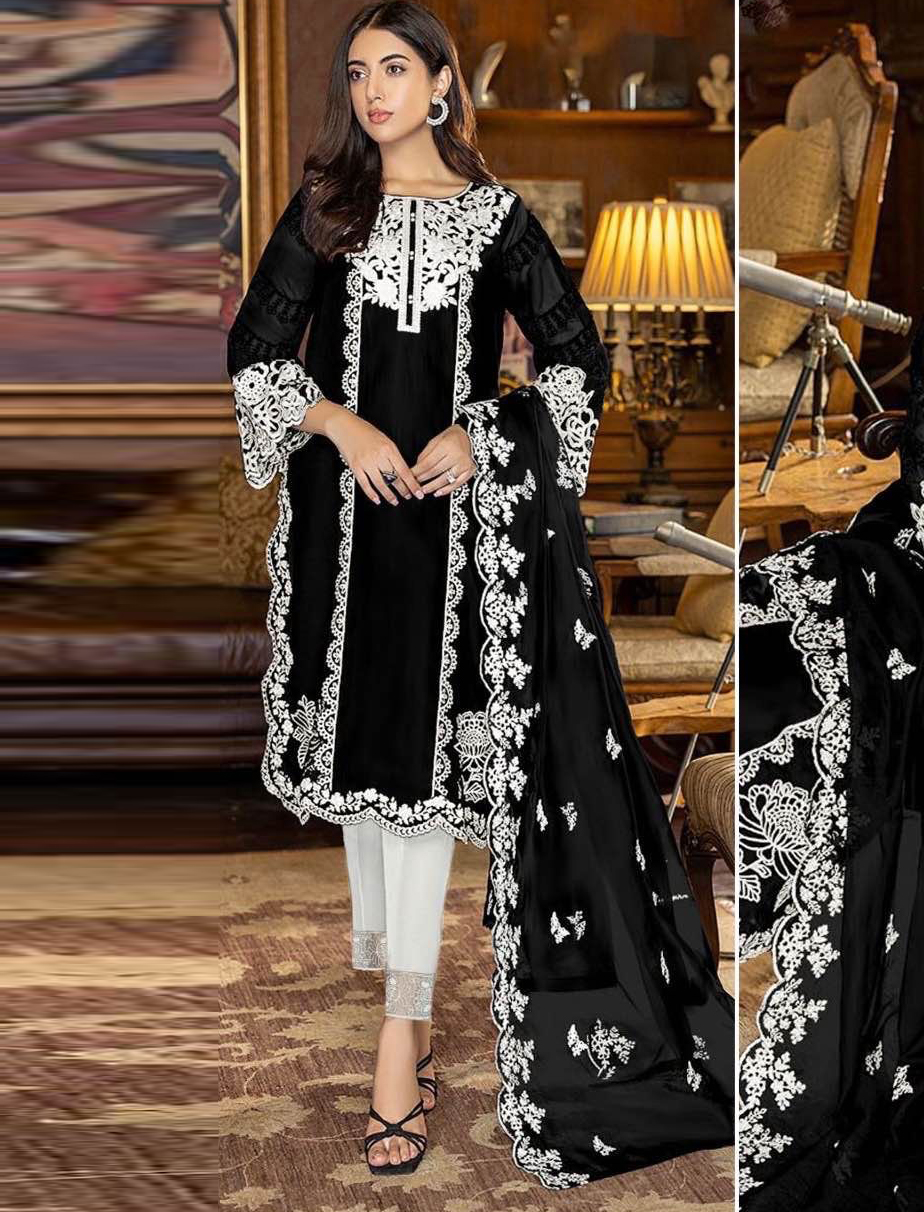 Zarqash Z 140 Georgette Wholesale Pakistani Readymade Salwar Suit Catalog — Wholesale Salwar Suits, MPA wholesale from Surat — view 1