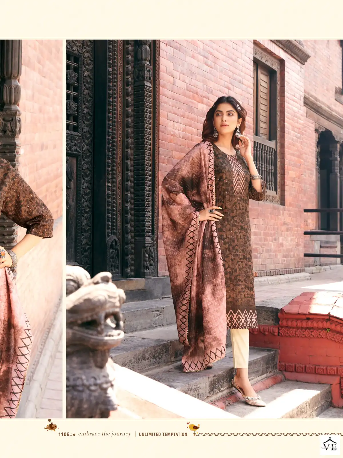 Wanna Zaheen Vol 3 Fancy Chanderi Wholesale Readymade Suits Catalog — Wholesale Salwar Suits, MPA wholesale from Surat - Gallery Image 7