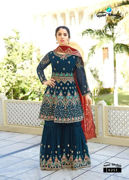 Your Choice Zaiyra Plus Georgette Wholesale Designer Readymade Salwar Suit Catalog — Wholesale Salwar Suits, MPA wholesale from Surat - Gallery Image 2
