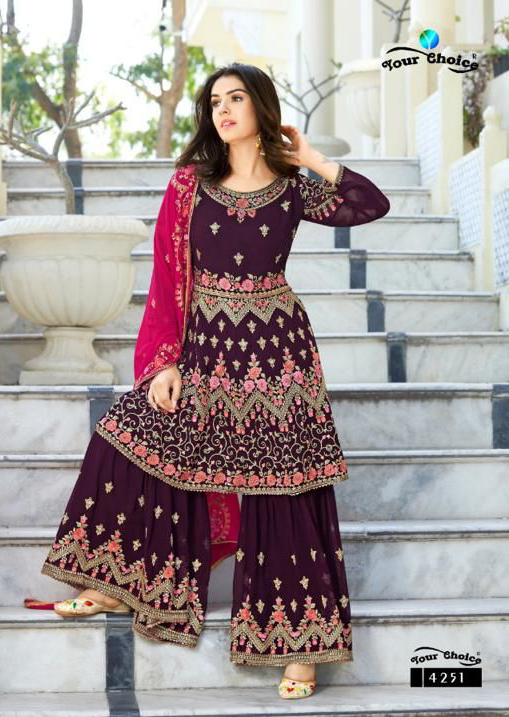 Your Choice Zaiyra Plus Georgette Wholesale Designer Readymade Salwar Suit Catalog — Wholesale Salwar Suits, MPA wholesale from Surat - Gallery Image 3