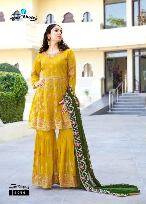 Your Choice Zaiyra Plus Georgette Wholesale Designer Readymade Salwar Suit Catalog — Wholesale Salwar Suits, MPA wholesale from Surat - Gallery Image 4