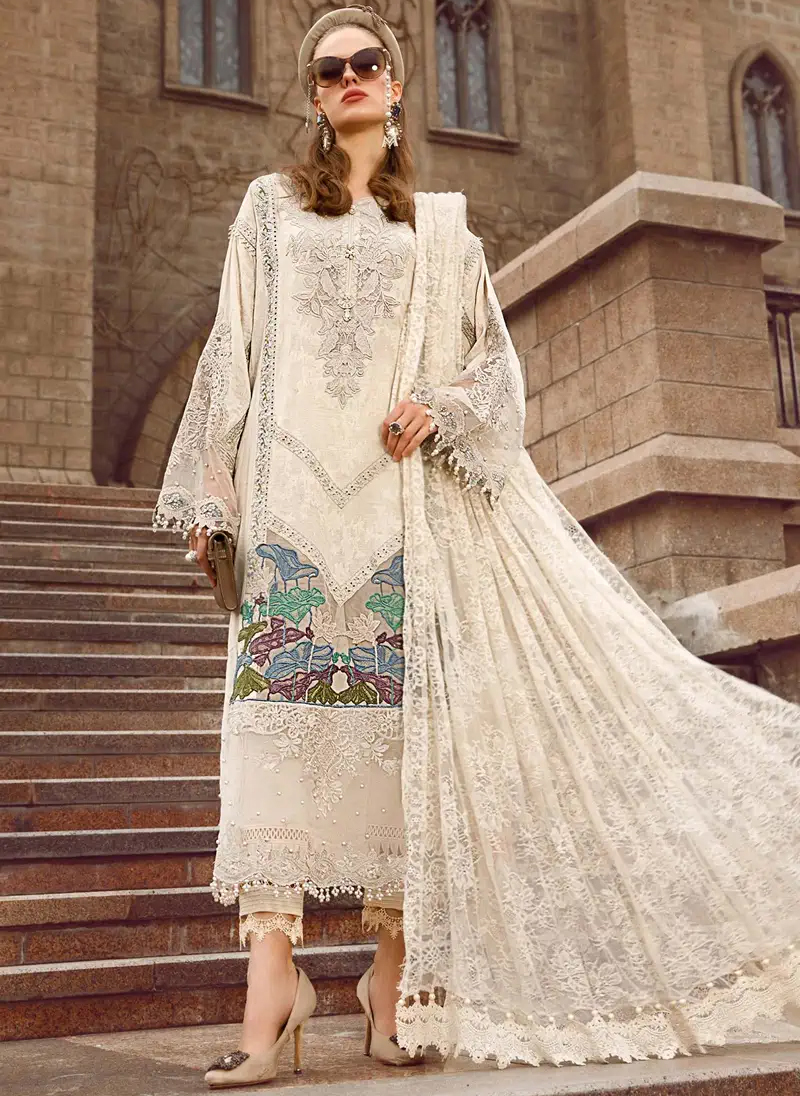 Al Amra Zf Anaya Lawn 57 Cambric Cotton Wholesale Pakistani Salwar Suit Catalog — Wholesale Salwar Suits, MPA wholesale from Surat — view 1