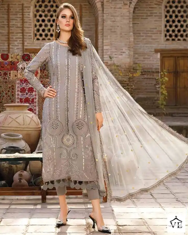 Al Amra ZF Anaya Lawn 58 Cambric Cotton Wholesale Pakistani Suit Catalog — Wholesale Salwar Suits, MPA wholesale from Surat — view 1