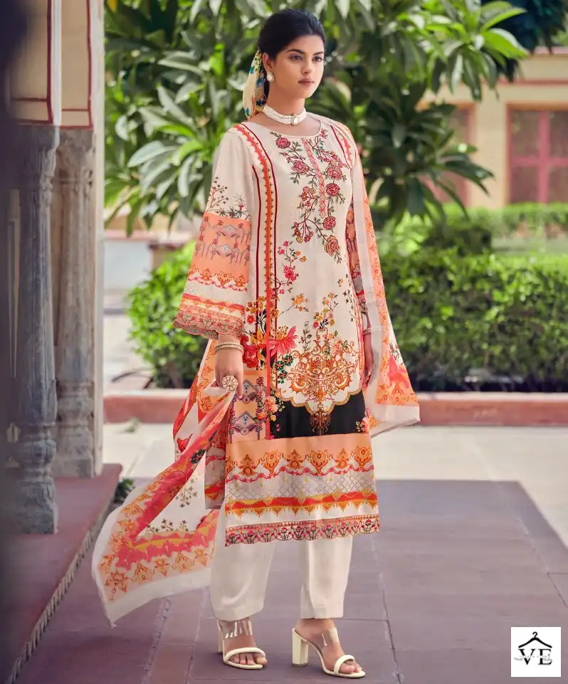 Belliza Zulika 100% Pure Jam Cotton Wholesale Salwar Suit Catalog — Wholesale Salwar Suits, Belliza Designer wholesale from Surat — view 1