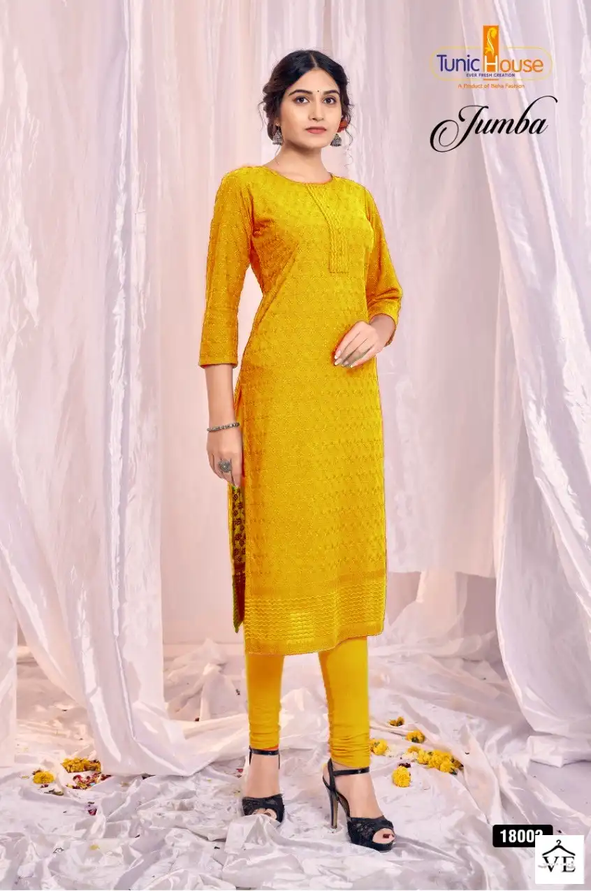 Tunic House Zumba Viscose Rayon Wholesale Kurti Catalog — Wholesale Kurtis, MPA wholesale from Surat - Gallery Image 12