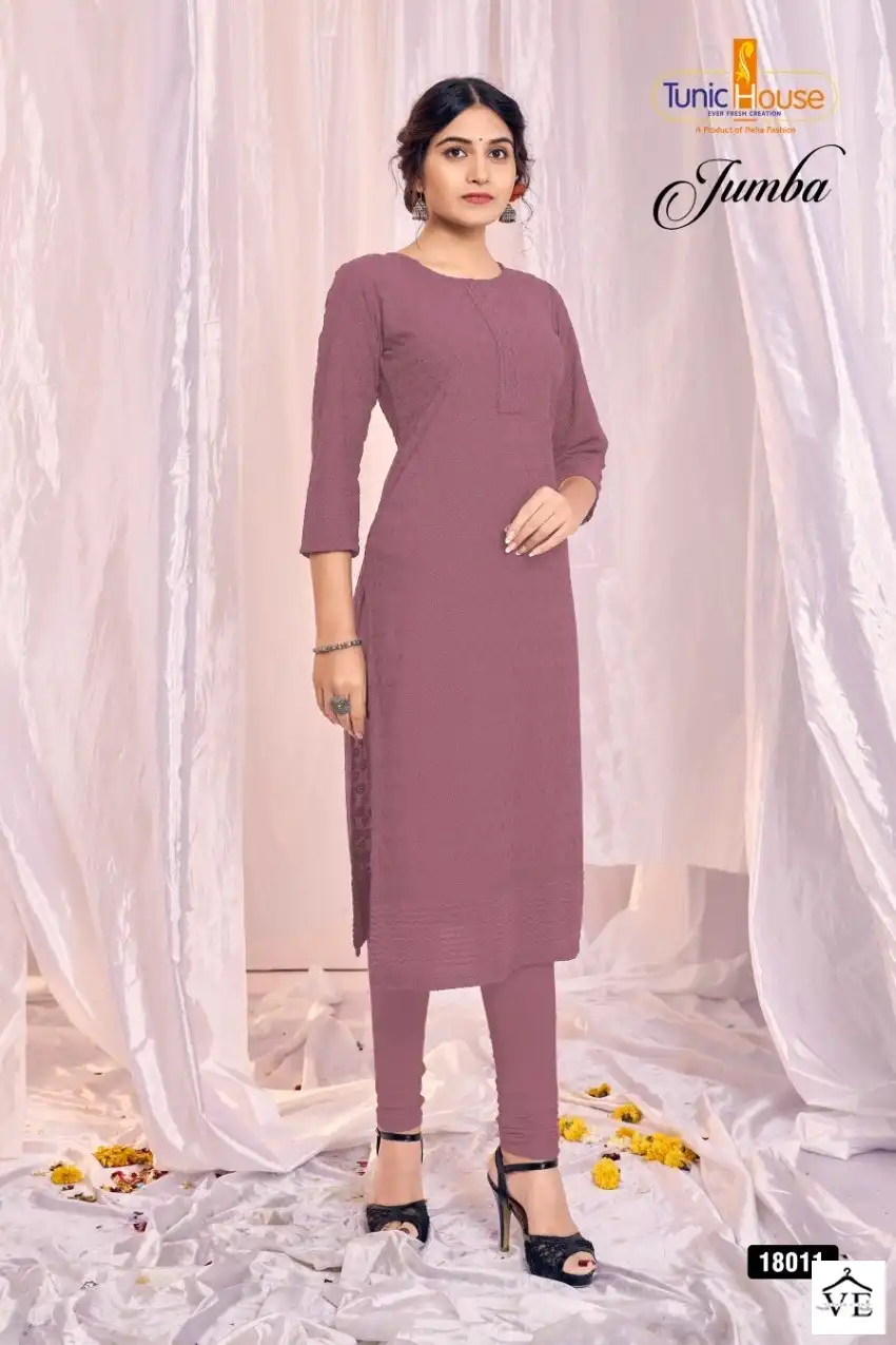 Tunic House Zumba Viscose Rayon Wholesale Kurti Catalog — Wholesale Kurtis, MPA wholesale from Surat - Gallery Image 8