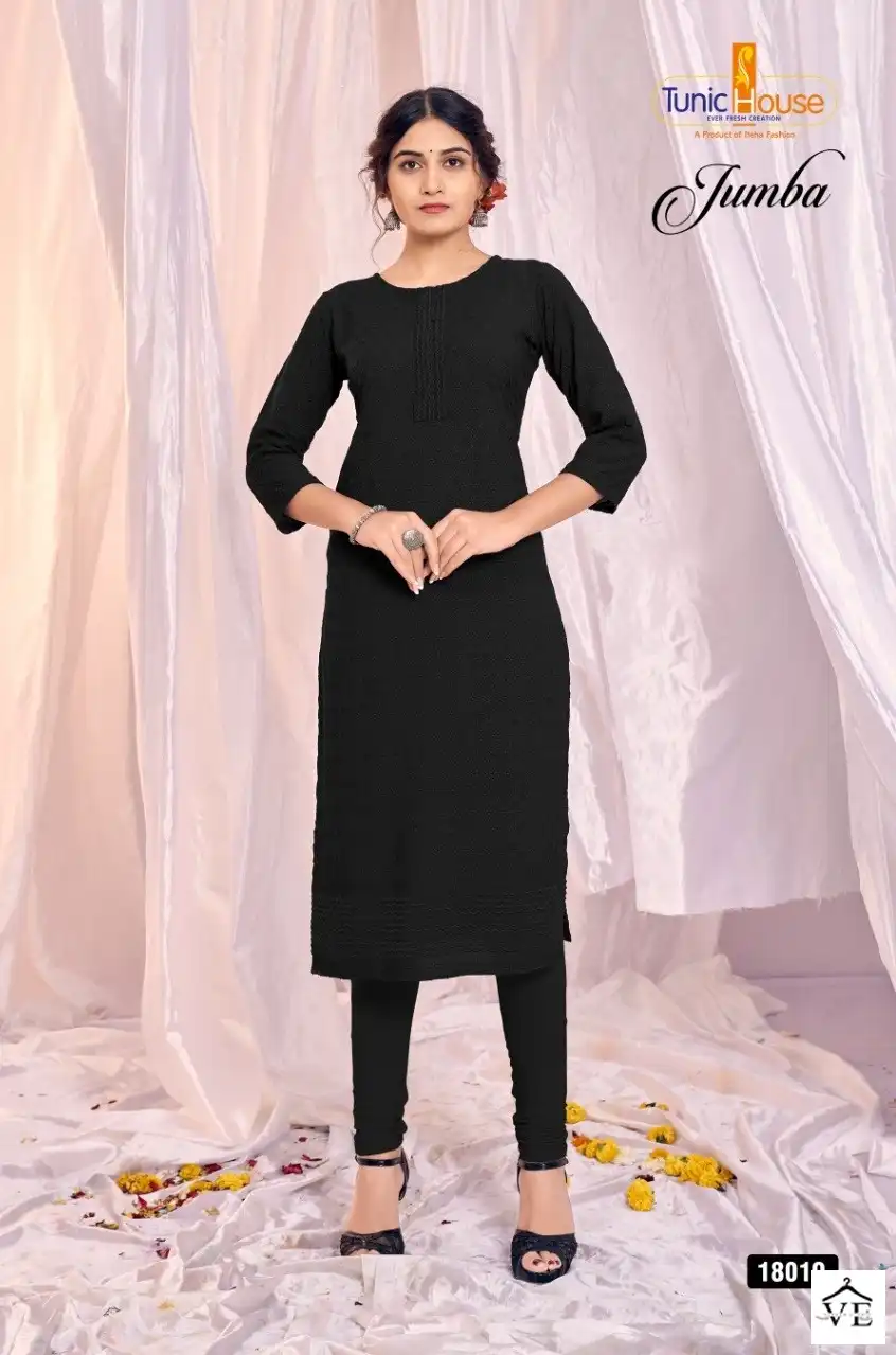 Tunic House Zumba Viscose Rayon Wholesale Kurti Catalog — Wholesale Kurtis, MPA wholesale from Surat - Gallery Image 9