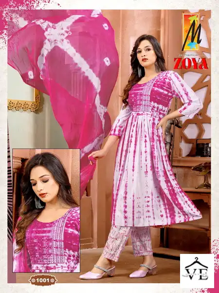 Master Zoya Rayon Wholesale Readymade Suits Catalog — Wholesale Salwar Suits, MPA wholesale from Surat - Gallery Image 4