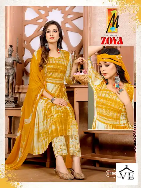 Master Zoya Rayon Wholesale Readymade Suits Catalog — Wholesale Salwar Suits, MPA wholesale from Surat - Gallery Image 5