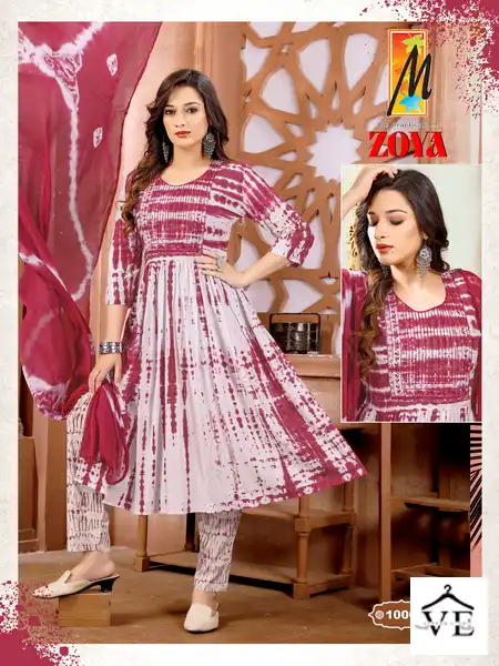 Master Zoya Rayon Wholesale Readymade Suits Catalog — Wholesale Salwar Suits, MPA wholesale from Surat - Gallery Image 6