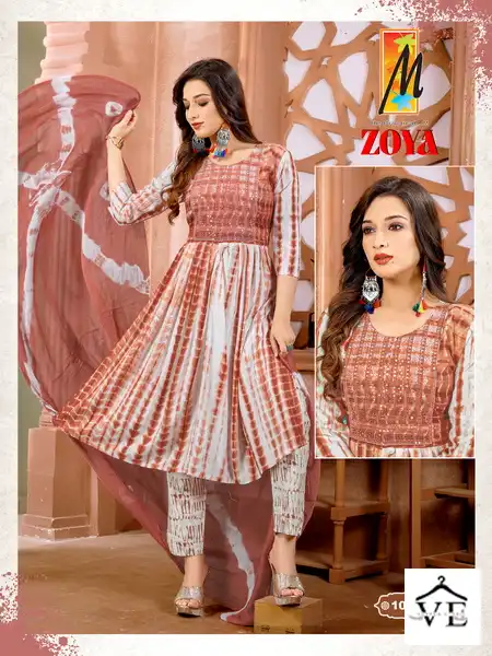 Master Zoya Rayon Wholesale Readymade Suits Catalog — Wholesale Salwar Suits, MPA wholesale from Surat - Gallery Image 7