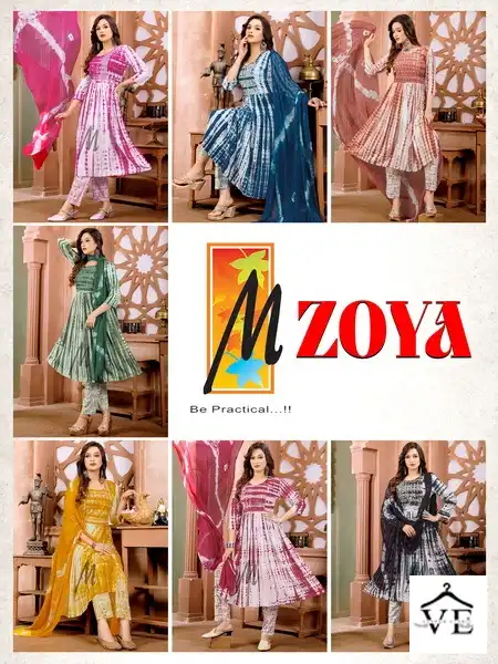 Master Zoya Rayon Wholesale Readymade Suits Catalog — Wholesale Salwar Suits, MPA wholesale from Surat — view 8