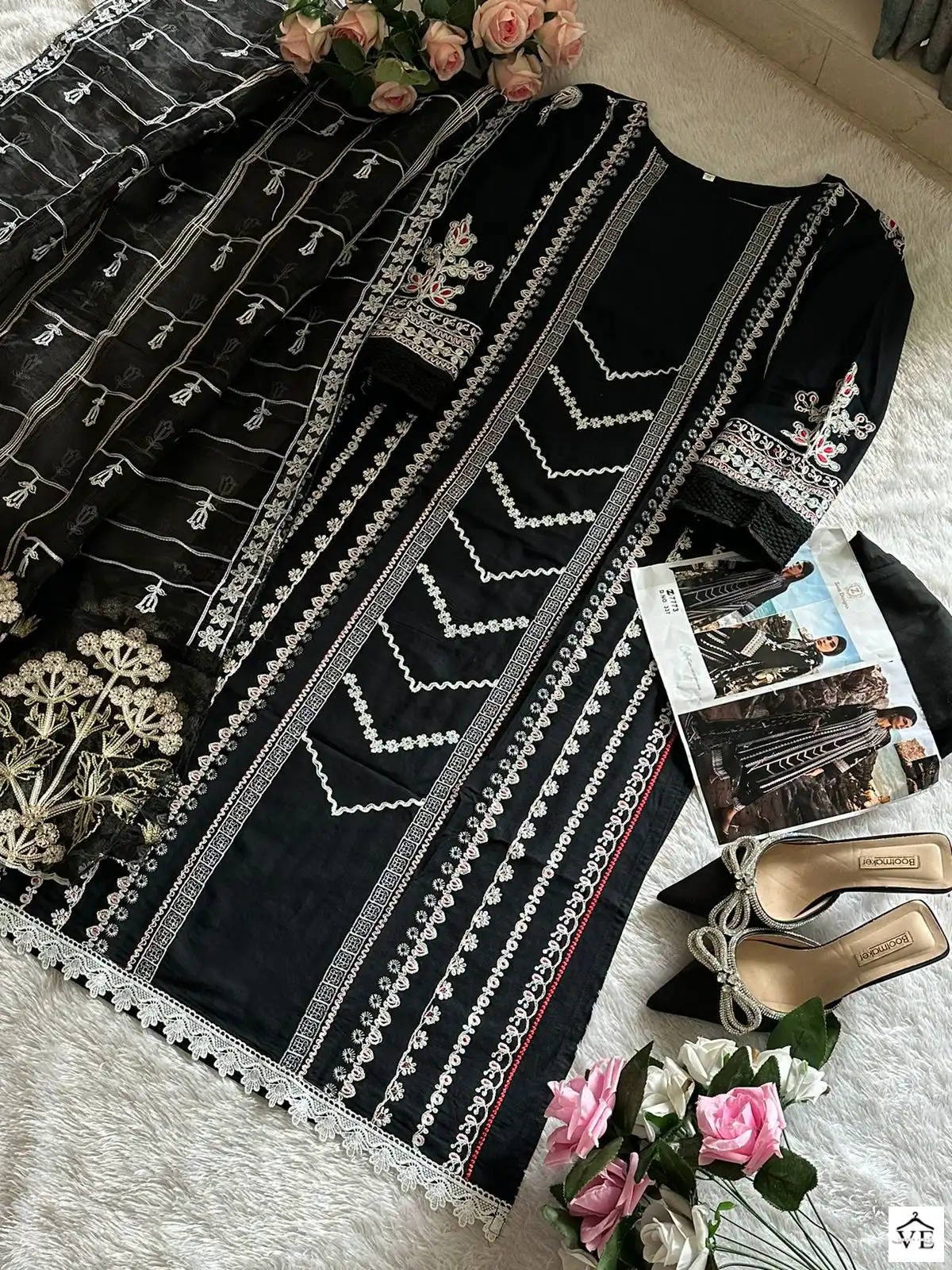 Ziaaz Code 337 Rayon Wholesale Pakistani Salwar Suit Catalog — Wholesale Salwar Suits, MPA wholesale from Surat — view 4