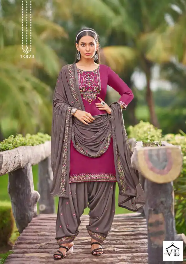 Kalaroop Fashion Of Patiala Vol 34 Jam Silk Wholesale Readymade Suit Catalog — Wholesale Salwar Suits, MPA wholesale from Surat - Gallery Image 3
