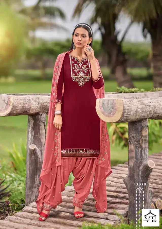 Kalaroop Fashion Of Patiala Vol 34 Jam Silk Wholesale Readymade Suit Catalog — Wholesale Salwar Suits, MPA wholesale from Surat - Gallery Image 5