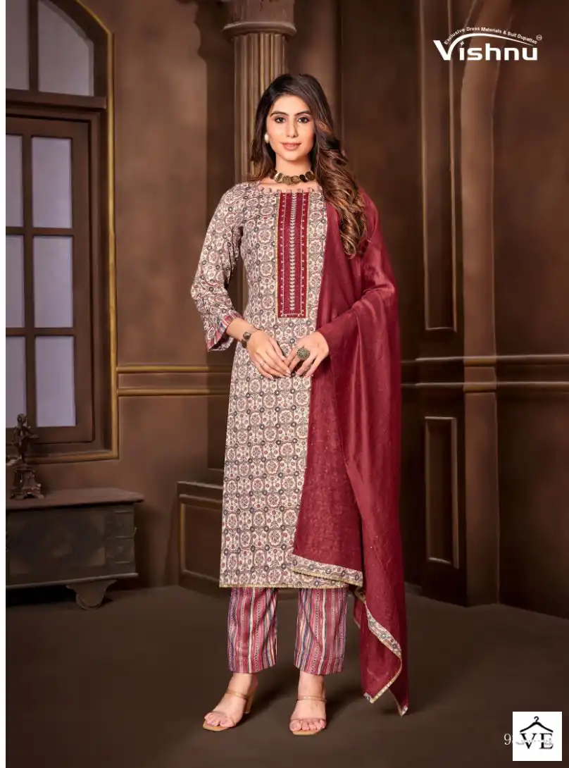 Vishnu Impex Fitoor Vol 2 Capsul Foil Print Wholesale Salwar Suit Catalog — Wholesale Salwar Suits, MPA wholesale from Surat - Gallery Image 4