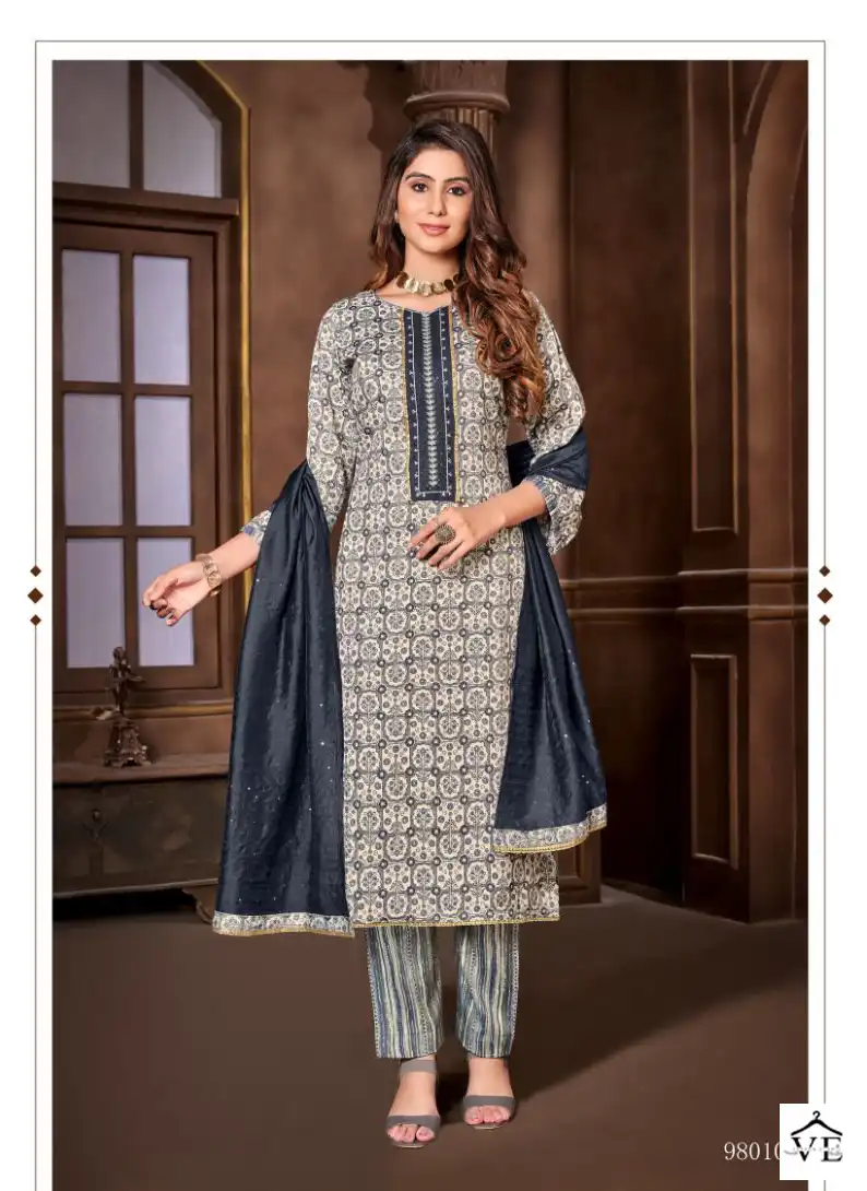 Vishnu Impex Fitoor Vol 2 Capsul Foil Print Wholesale Salwar Suit Catalog — Wholesale Salwar Suits, MPA wholesale from Surat - Gallery Image 5