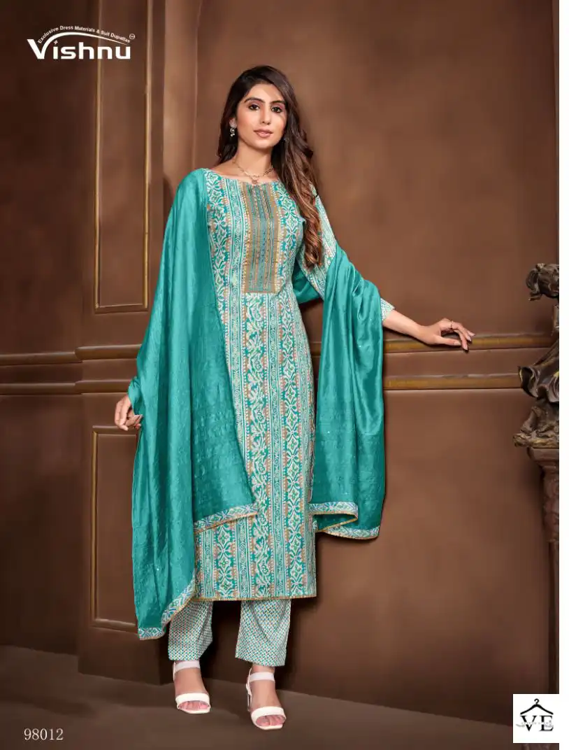 Vishnu Impex Fitoor Vol 2 Capsul Foil Print Wholesale Salwar Suit Catalog — Wholesale Salwar Suits, MPA wholesale from Surat - Gallery Image 6