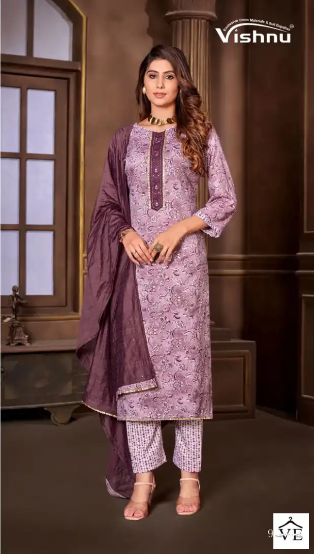 Vishnu Impex Fitoor Vol 2 Capsul Foil Print Wholesale Salwar Suit Catalog — Wholesale Salwar Suits, MPA wholesale from Surat - Gallery Image 9