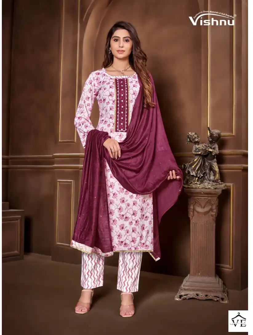 Vishnu Impex Fitoor Vol 2 Capsul Foil Print Wholesale Salwar Suit Catalog — Wholesale Salwar Suits, MPA wholesale from Surat - Gallery Image 10