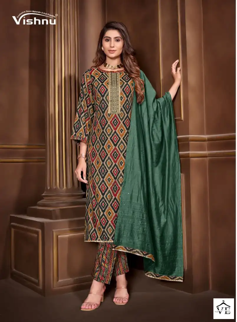 Vishnu Impex Fitoor Vol 2 Capsul Foil Print Wholesale Salwar Suit Catalog — Wholesale Salwar Suits, MPA wholesale from Surat - Gallery Image 2