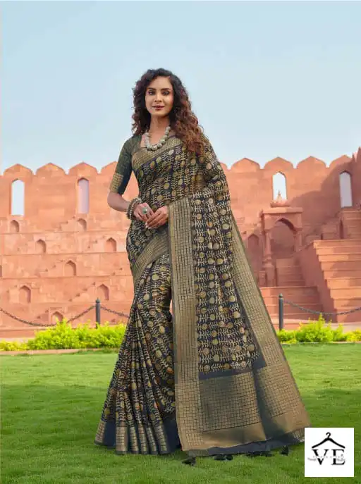 Joh Rivaaj Jaimathi Vol 510 Fancy Wholesale Sarees Catalog — Wholesale Sarees, MPA wholesale from Surat - Gallery Image 5