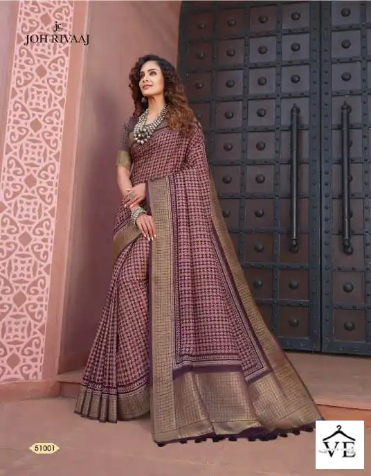 Joh Rivaaj Jaimathi Vol 510 Fancy Wholesale Sarees Catalog — Wholesale Sarees, MPA wholesale from Surat - Gallery Image 6