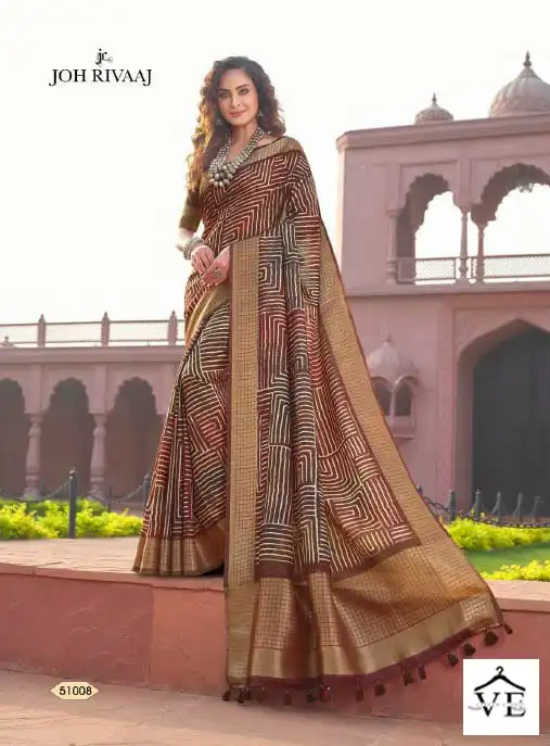 Joh Rivaaj Jaimathi Vol 510 Fancy Wholesale Sarees Catalog — Wholesale Sarees, MPA wholesale from Surat - Gallery Image 7