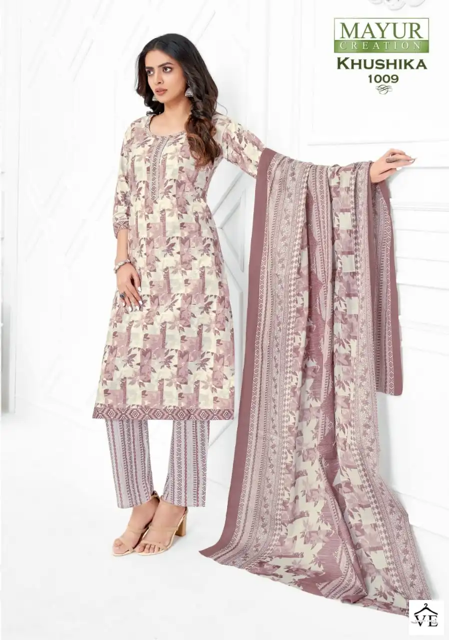 Mayur Khushika Vol 1 Pure Cotton Wholesale Readymade Suits Catalog — Wholesale Salwar Suits, Mayur Dress wholesale from Surat - Gallery Image 8