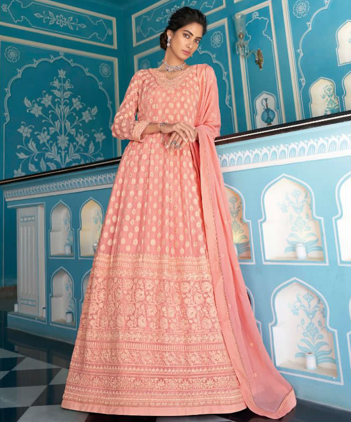 Sajawat Meraki Vol 6 Heavy Faux Georgette Wholesale Designer Readymade Salwar Suit Catalog — Wholesale Salwar Suits, MPA wholesale from Surat — view 1