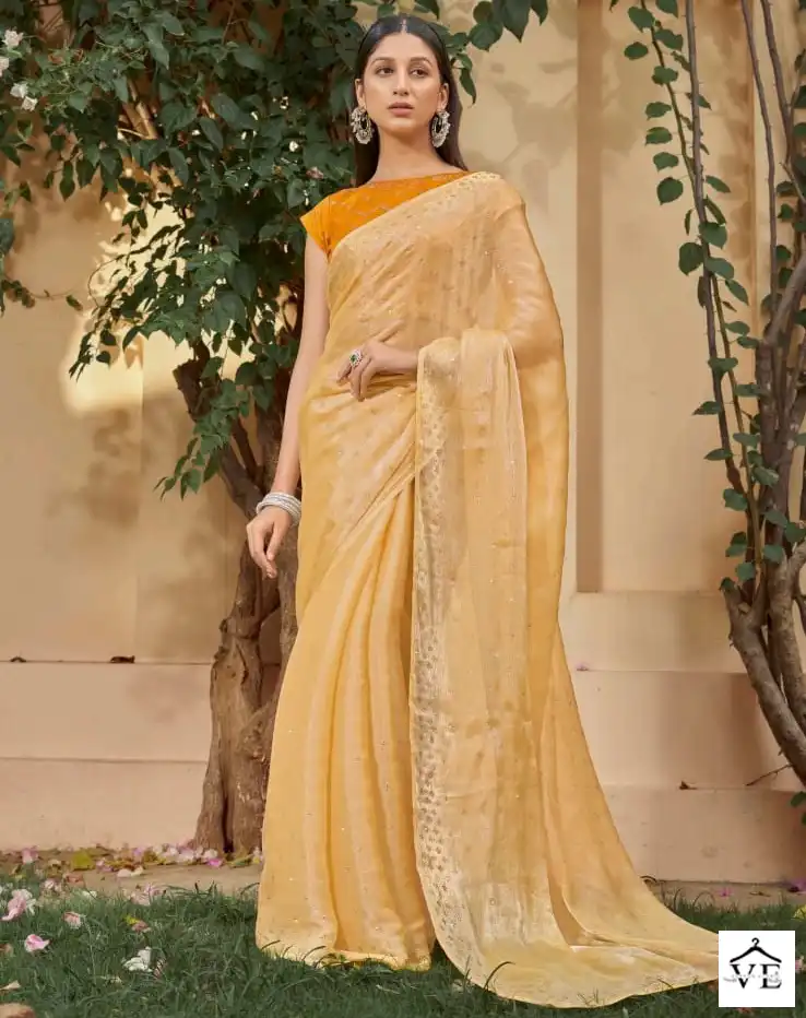 Kalista Silver Jubilee Burberry Wholesale Fancy Sarees Catalog