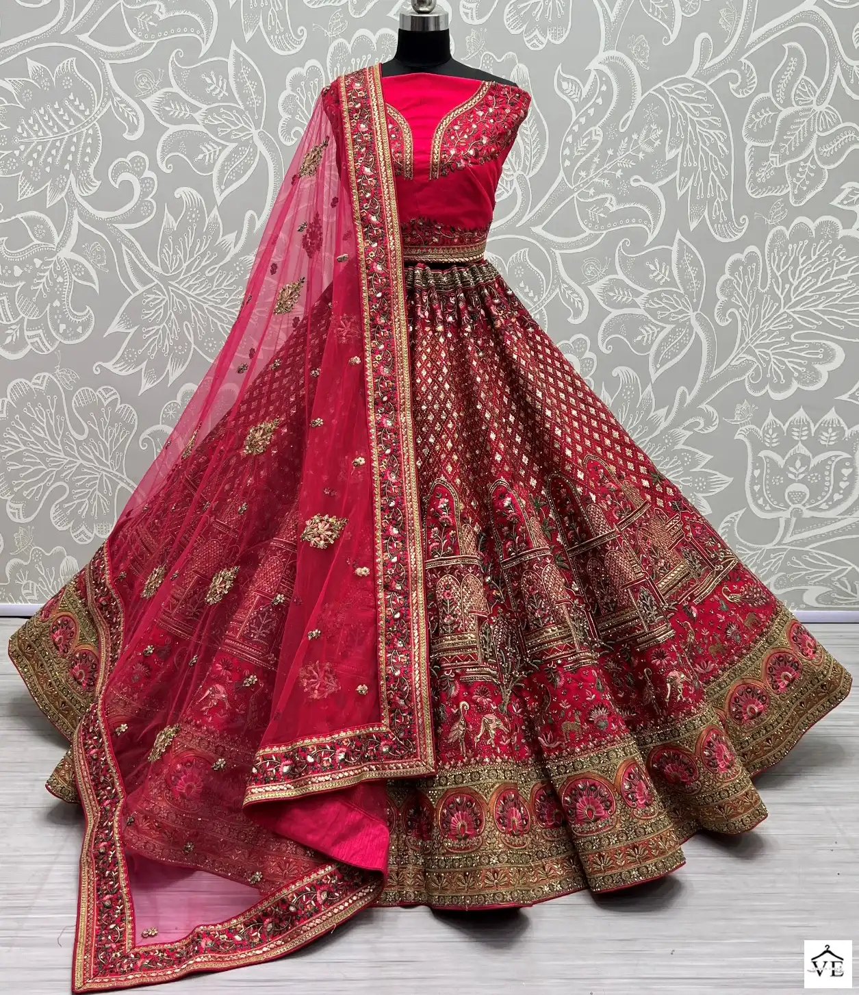 Anjani Art 2515 Silk Wholesale Bridal Lehenga Catalog — Wholesale Lehenga, MPA wholesale from Surat — view 1
