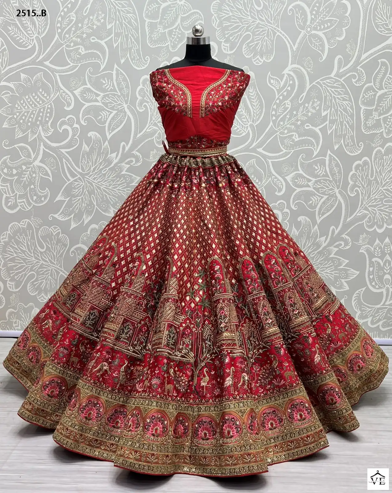 Anjani Art 2515 Silk Wholesale Bridal Lehenga Catalog — Wholesale Lehenga, MPA wholesale from Surat - Gallery Image 8