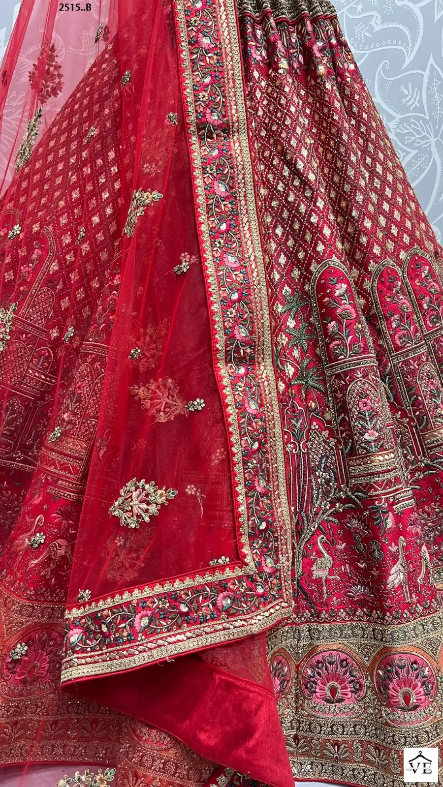 Anjani Art 2515 Silk Wholesale Bridal Lehenga Catalog — Wholesale Lehenga, MPA wholesale from Surat - Gallery Image 2