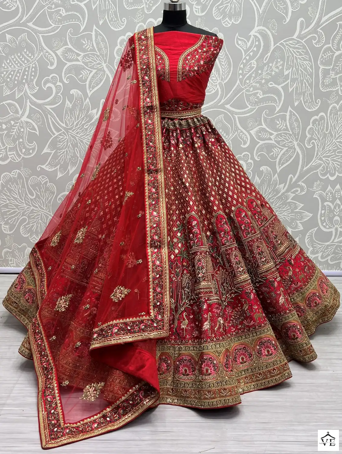 Anjani Art 2515 Silk Wholesale Bridal Lehenga Catalog — Wholesale Lehenga, MPA wholesale from Surat - Gallery Image 4