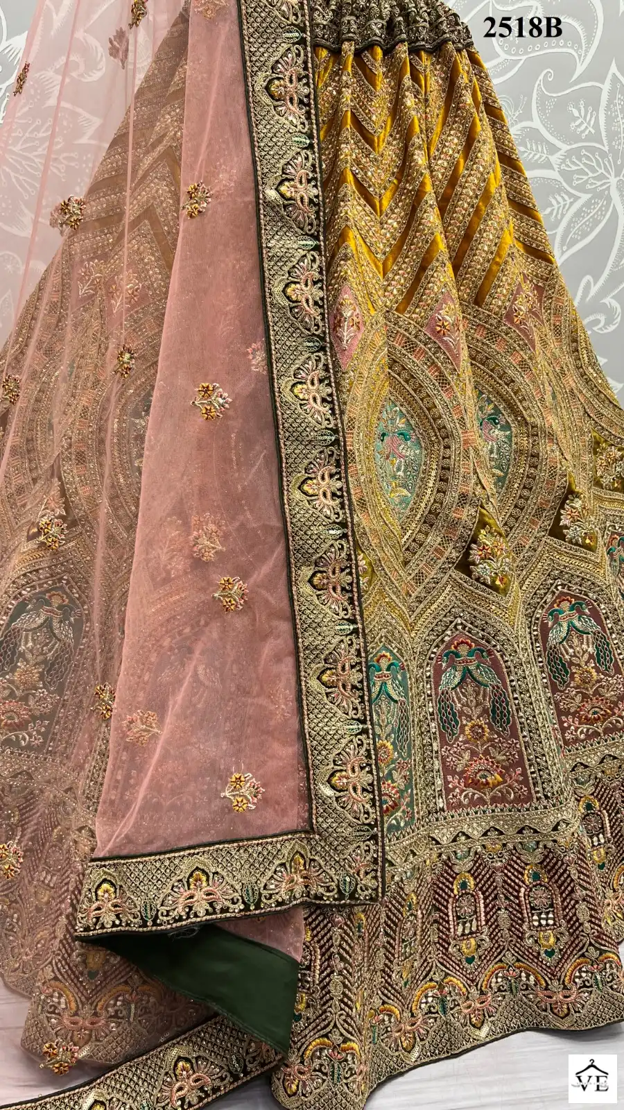 Anjani Art 2518 Silk Wholesale Bridal Lehenga Catalog — Wholesale Lehenga, MPA wholesale from Surat - Gallery Image 3