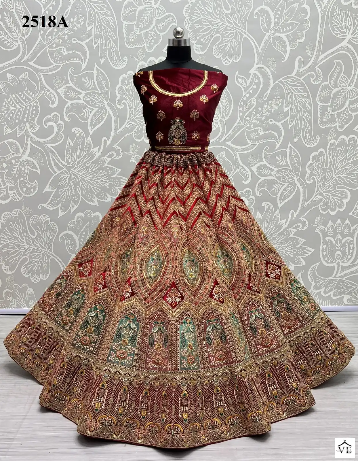 Anjani Art 2518 Silk Wholesale Bridal Lehenga Catalog — Wholesale Lehenga, MPA wholesale from Surat - Gallery Image 6