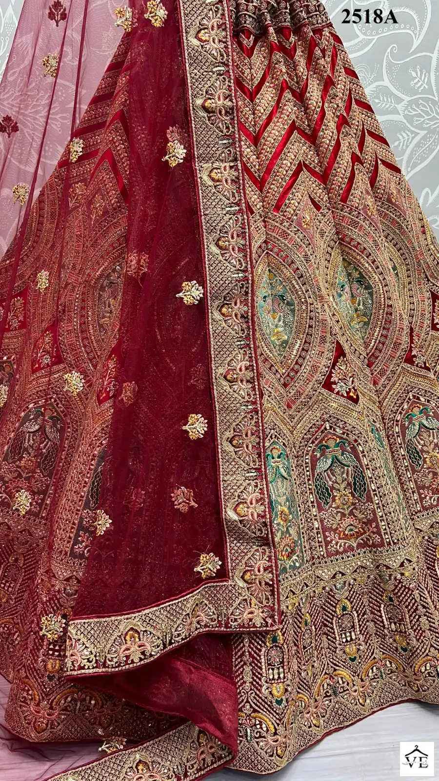 Anjani Art 2518 Silk Wholesale Bridal Lehenga Catalog — Wholesale Lehenga, MPA wholesale from Surat - Gallery Image 8
