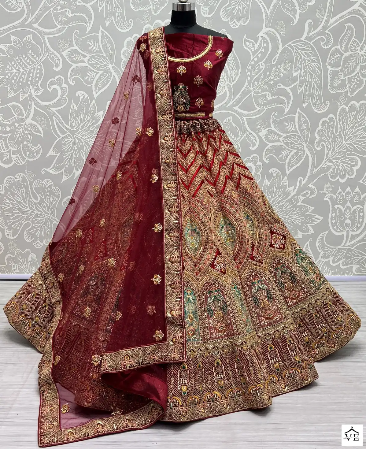 Anjani Art 2518 Silk Wholesale Bridal Lehenga Catalog — Wholesale Lehenga, MPA wholesale from Surat — view 1