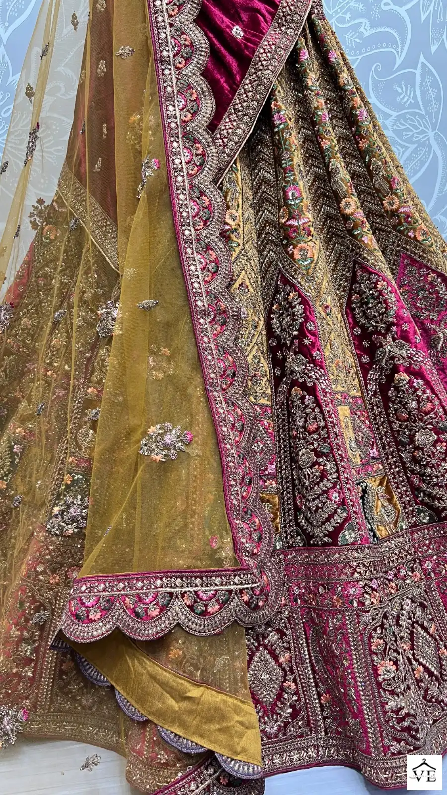 Anjani Art 2520 Velvet Wholesale Bridal Lehenga Catalog — Wholesale Lehenga, MPA wholesale from Surat - Gallery Image 5