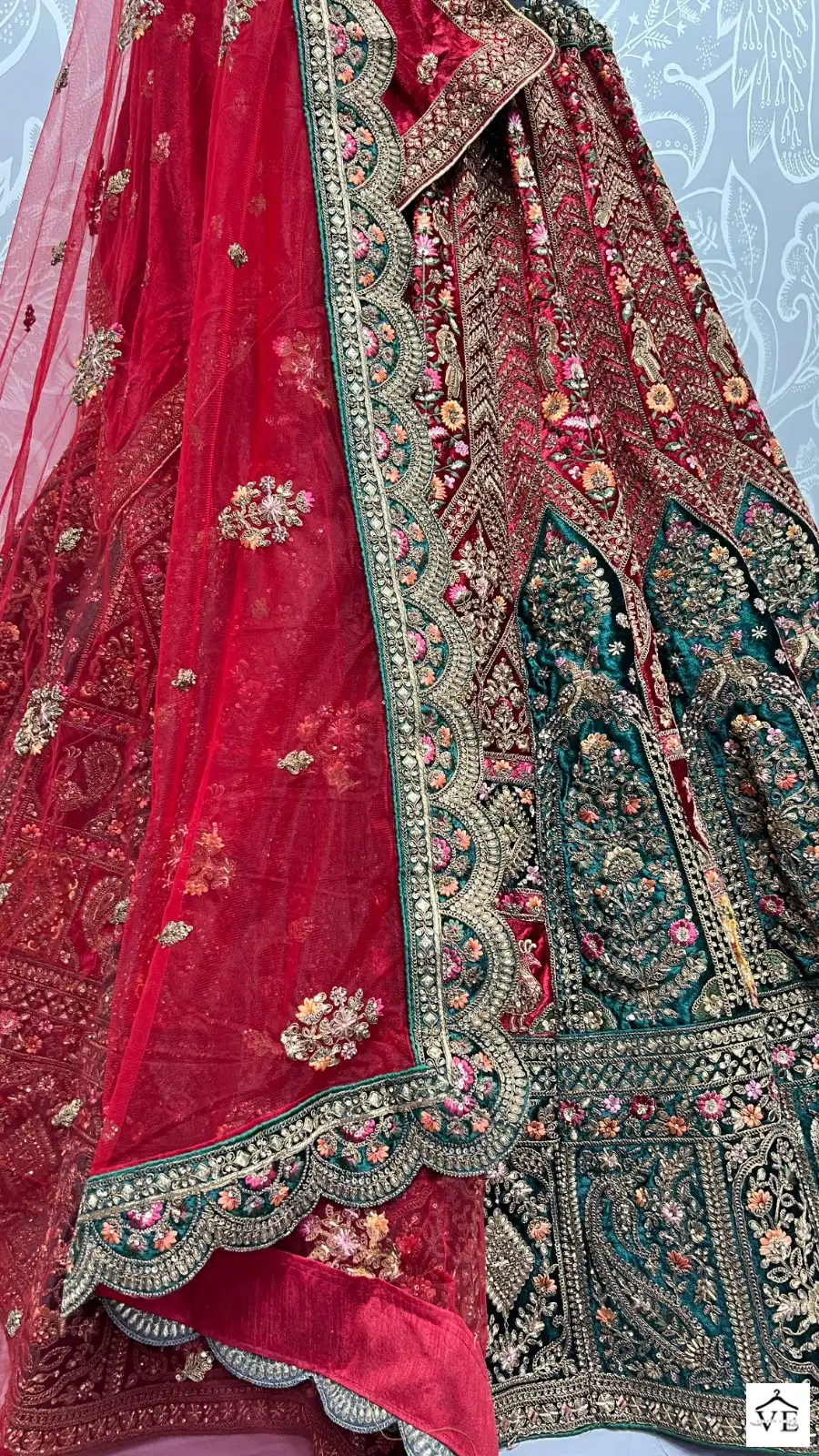 Anjani Art 2520 Velvet Wholesale Bridal Lehenga Catalog — Wholesale Lehenga, MPA wholesale from Surat - Gallery Image 12