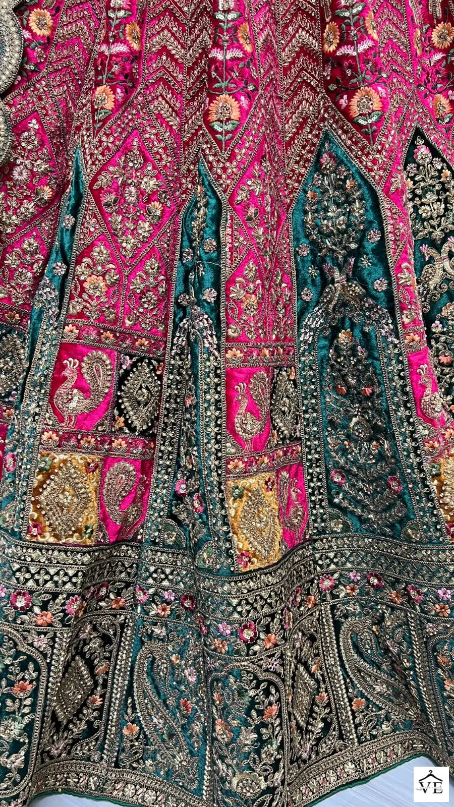Anjani Art 2520 Velvet Wholesale Bridal Lehenga Catalog — Wholesale Lehenga, MPA wholesale from Surat - Gallery Image 2
