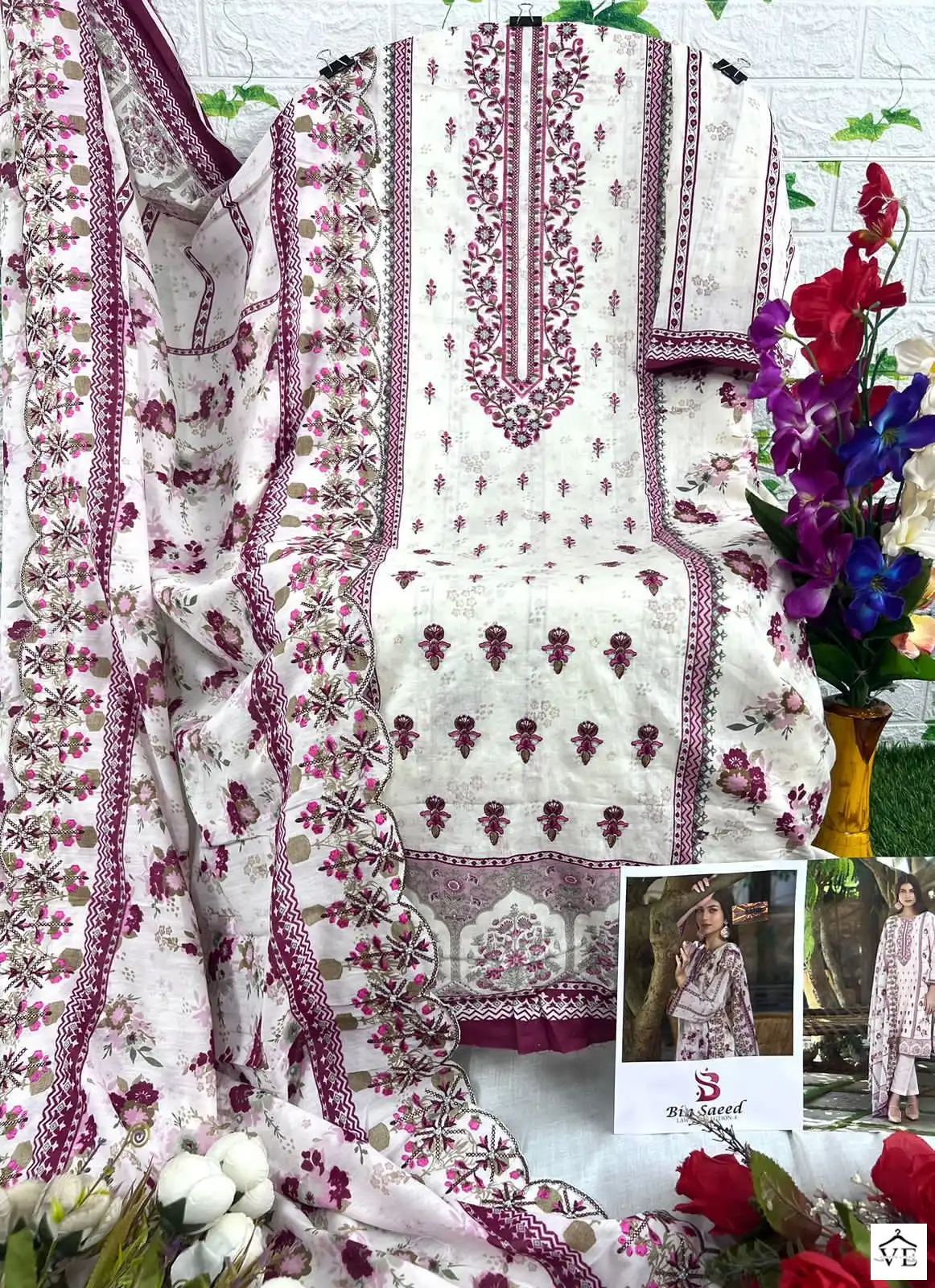 Deepsy Suits 4008 Pure Cotton Wholesale Pakistani Suit — Wholesale Salwar Suits, MPA wholesale from Surat — view 2