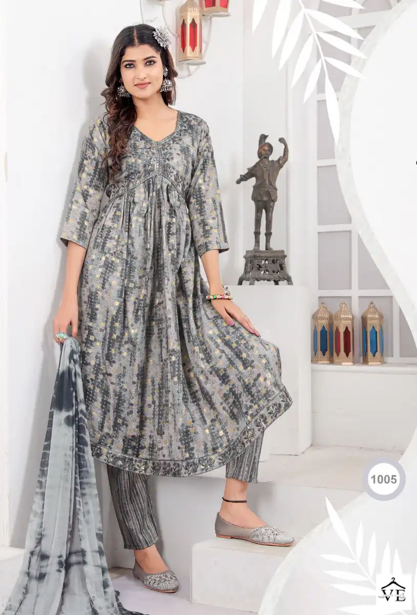 Master A Lina Fancy Wholesale Aaliya Cut Readymade Salwar Suit Catalog — Wholesale Salwar Suits, MPA wholesale from Surat — Photo 5